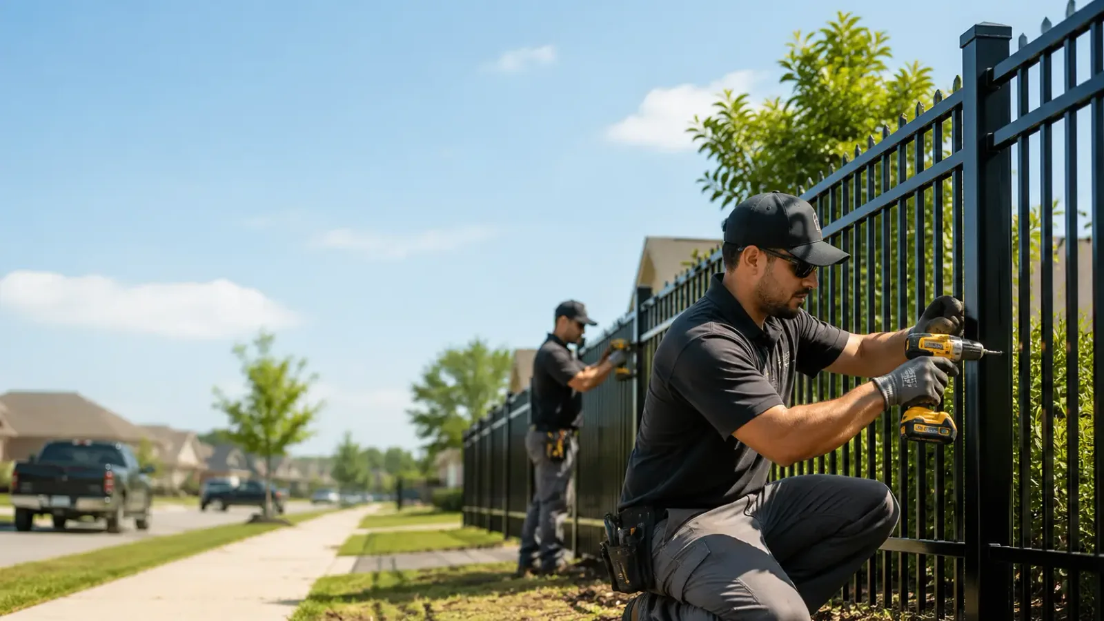 Metal Fence Installation in Bluejacket, OK
